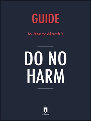 cover image of Guide to Henry Marsh's Do No Harm by Instaread